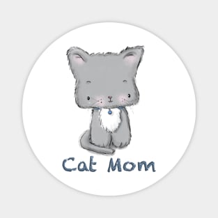 I'm A Cat Mom! Magnet